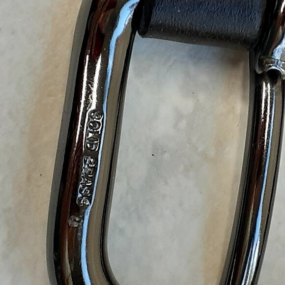 Fossil Leather Belt Solid Brass Buckle With Studs Size Large Shades of Brown - Picture 4 of 8